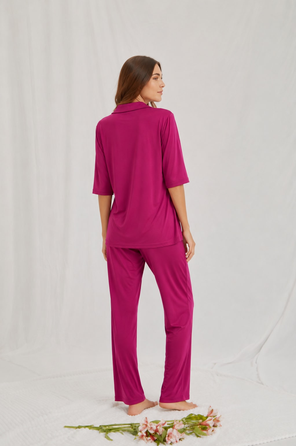 PandaFitWear Essential Stretch Night Suit | Ultra Soft & Comfortable Sleepwear