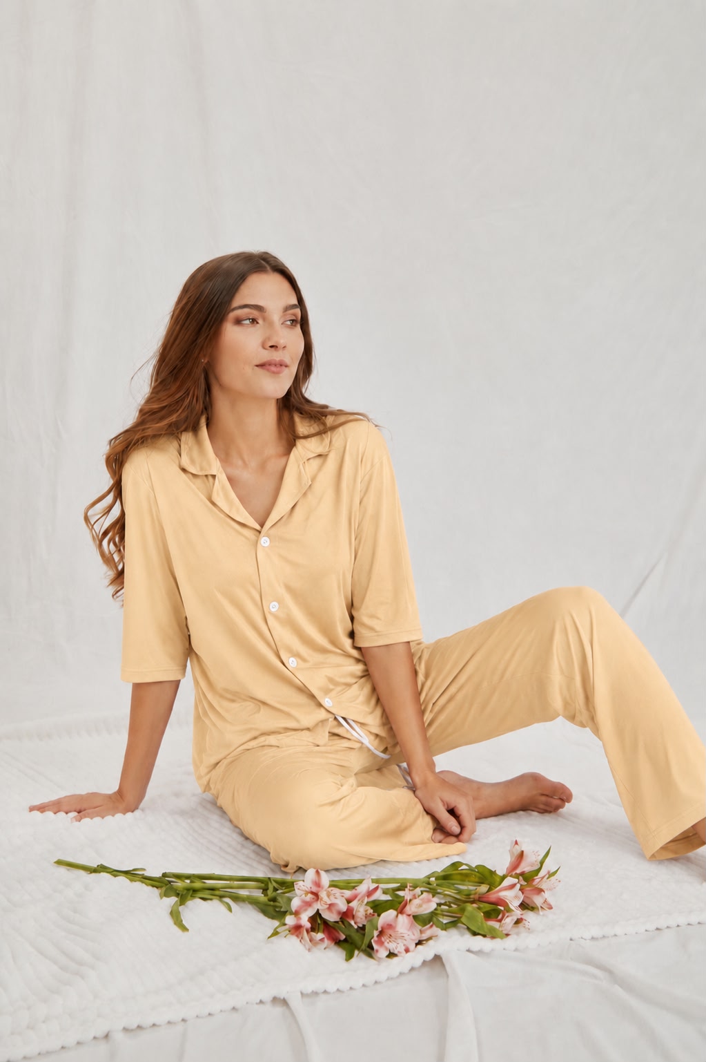 PandaFitWear Essential Stretch Night Suit | Ultra Soft & Comfortable Sleepwear