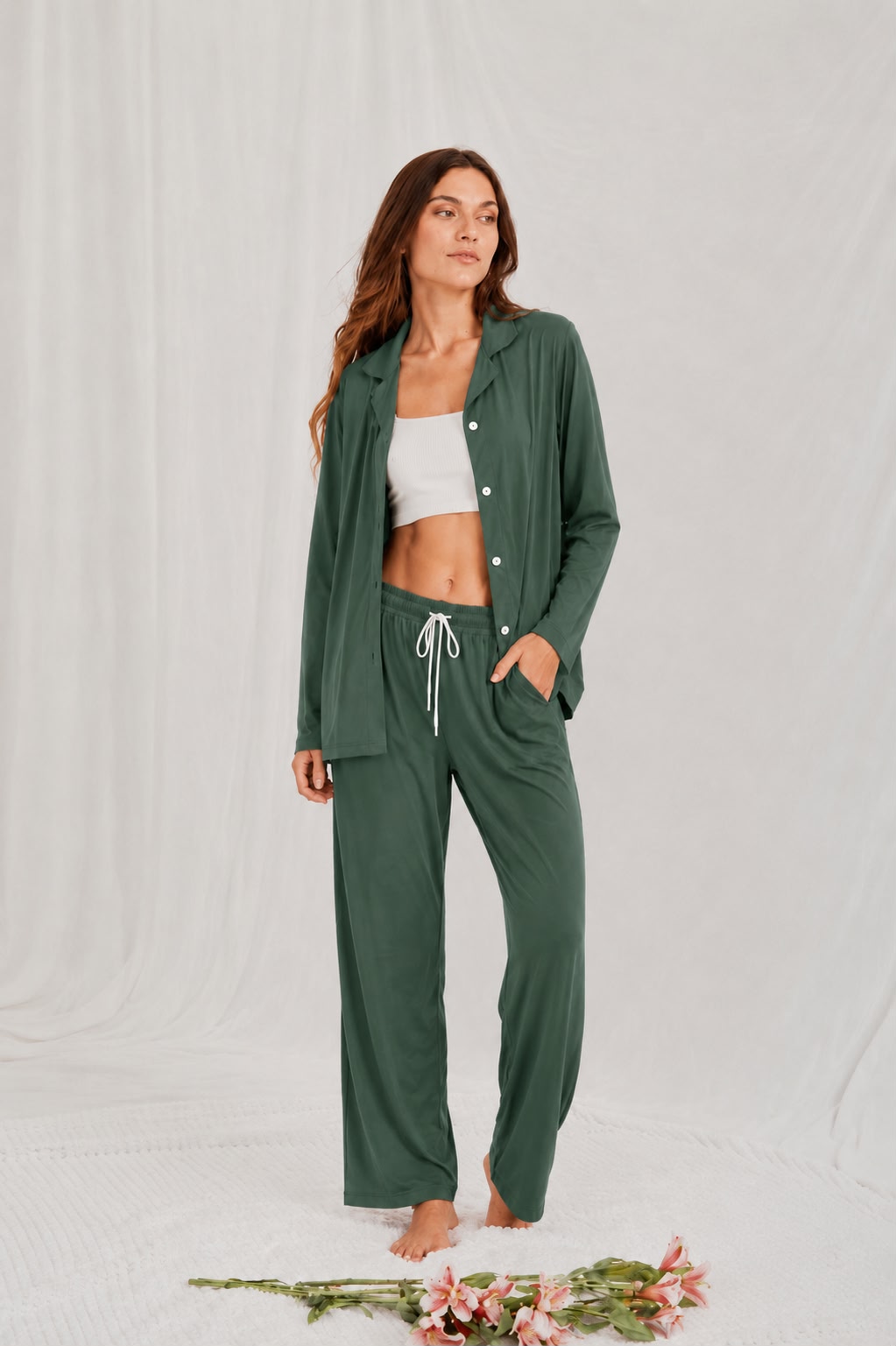 PandaFitWear Essential Stretch Night Suit | Ultra Soft & Comfortable Sleepwear